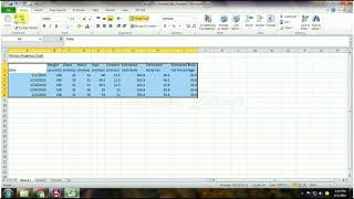 Excel - Use the Bold, Italic, Underline and Border Commands