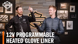 Harley-Davidson 12V Programmable Heated Motorcycle Glove Liner Overview