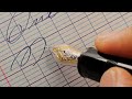 my 2023 list of best fountain pens montblanc 149 platinum medium writing joy