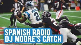 Spanish Radio Call: DJ Moore miraculous catch