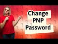 How can I change my PNP payslip password?