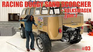 TAMIYA VOLKSWAGEN Type 2 safari +sandscorcher