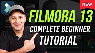 How to Use Filmora 13 - Complete Video Editing Tutorial for Beginners