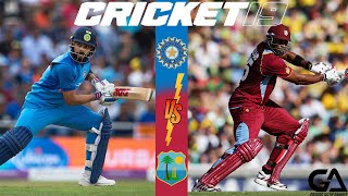 India Vs West Indies 1st T20 Match Simulation Highlights - Cricket 19 Ps4