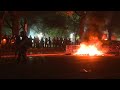 US protesters light fires near White House | AFP