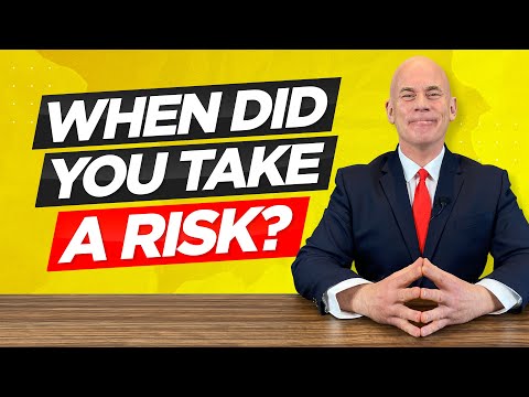 Why should I take a risk on you answer?