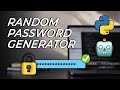 Simple Python Random Password Generator **Try this! 👇👇