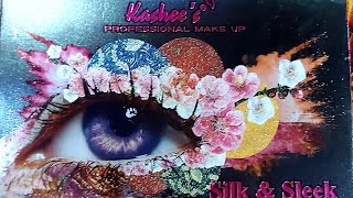 Kashee,s silk \u0026sleek eyeshadow palette review ❤🧡💛💚💙💜🤎🖤🤍