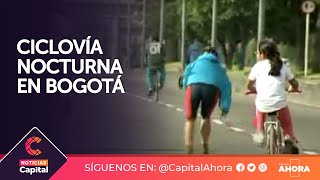 Recomendaciones de las autoridades para la ciclovía nocturna en Bogotá