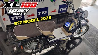 TVS XL 100 Heavy Duty New Model 2023 Review : On-road Price , Mileage || XL100 E20 Model BS7