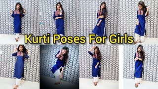 Kurti Poses For Girls | Poses for girls in kurti #selfie #photography #poses