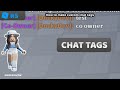 How to make a custom chat tags | Roblox Studio