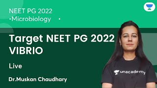 Target NEET PG 2022 : VIBRIO | Microbiology | NEET PG 2022 | Let's Crack NEET PG | Dr.Muskan