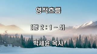 대구열방교회/박세윤 목사/영적흐름/(행 2 : 1 - 4)