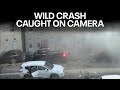 Wild hit-and-run caught on camera leaving 1 man critical