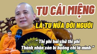 TU CÁI MIỆNG LÀ TU NỮA ĐỜI NGƯỜI - SƯ THẦY THÍCH CHÁNH ĐỊNH #thichchanhdinh