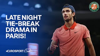 EPIC TIE-BREAK between Novak Djokovic & Lorenzo Musetti 🔥🎾  | French Open 2024 H