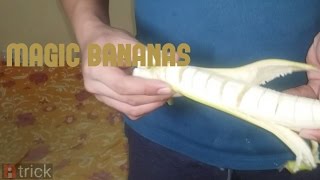 Awesome magic || truncated before peeled banana