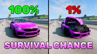 BeamNG.drive Realistic Crashes #19 | Epic Survival Chance Test