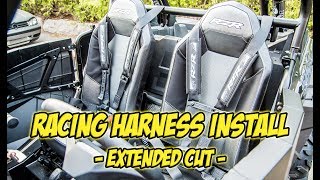 Polaris RZR 6 Point Retractable Racing Harness Installation Video - #TeamAJP Install Vlog 001