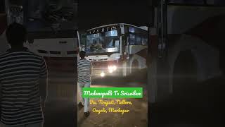 Madanapalli To Srisailam Super Luxury