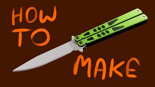 How to make 3d printed balisong