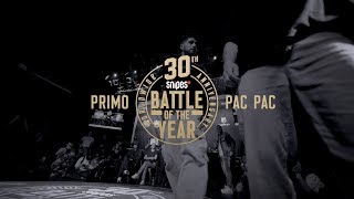 Primo vs PacPac | 1vs1 Top 16 | SNIPES Battle Of The Year 2019