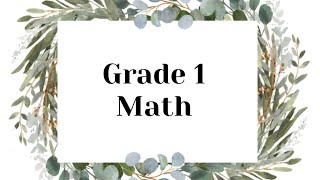 Grade 1 Math 04.01.2020