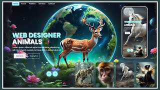 Responsive and Automatic Changeable Animated Images | Carousel Image Sliders - HTML CSS JavaScript
