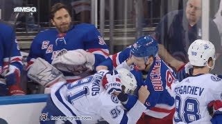 Steven Stamkos vs Pavel Buchnevich Mar 30, 2018