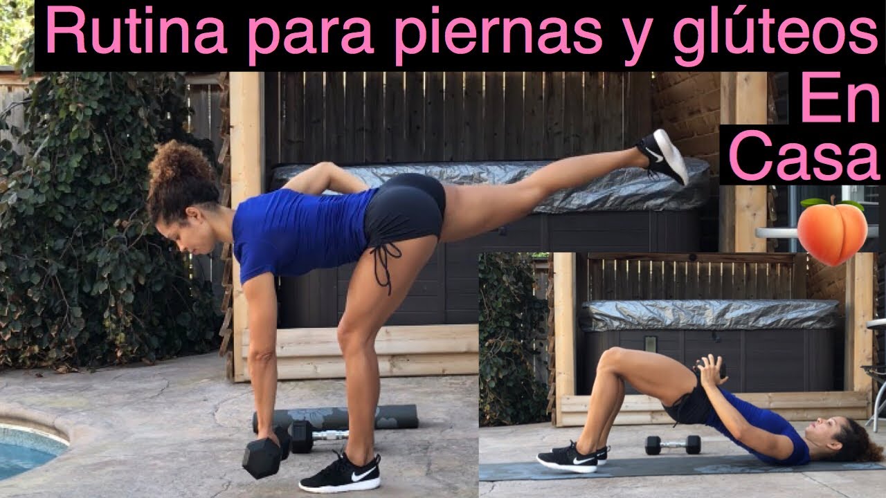 Rutina Para Piernas En Casa/ Ejercicios Para Tonificar Piernas Y ...