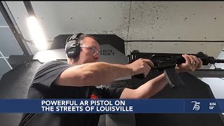 Police encounter powerful pistol on the streets of Louisville