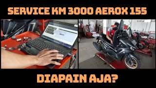 Service Yamaha AEROX 155 Kilometer 3000