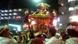 我孫子市　八坂神社祭礼　宮入前