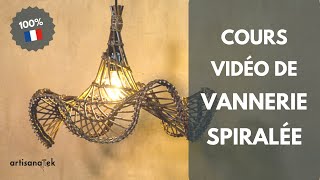 DIY VANNERIE - 3 projets en osier avec la technique de la tresse spiralée (ou tresse burkina)