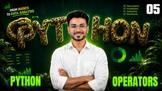 🔥 Python Operators Full Tutorial in Telugu | All Operators in Python with Examples