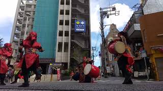 エイサー 創作太鼓集団 心-－SHIN－～4 国際通り 那覇市 沖縄県 aisa acer Kokusai Street Naha Okinawa(20190825)