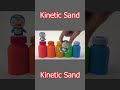 How To Make Rainbow Milk Bottle & Soccer Balls With Kinetic Sand Cutting ASMR @Kinetic Sand #Shorts