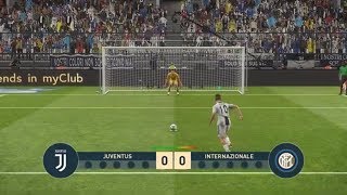JUVENTUS vs INTER | Italy SERIE A TIM | Penalty Shootout !!!
