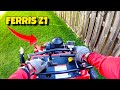 CUTTING GRASS | P.O.V. | SATISFYING REAL-TIME SOUND | FERRIS Z1 | TORO REVOLUTION HAND HELD