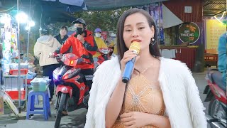 Chuyến Tàu Hoàng Hôn - Màn Hát Rong Nhạc Trữ Tình Đường Phố Khiến Cả Chợ mê mẩn - Mỹ Hạnh