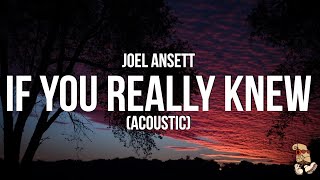 Joel Ansett - If You Really Knew | Acoustic (Lyrics)