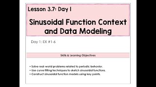 3.7-A Sinusoidal Function Context Data Modeling Video