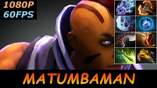 Dota 2 MATUMBAMAN Anti-Mage Pro Top MMR 21/0/12 Ranked Full Gameplay