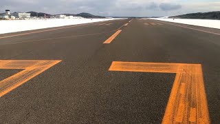 のと里山空港に着陸 Landing at Noto Airport