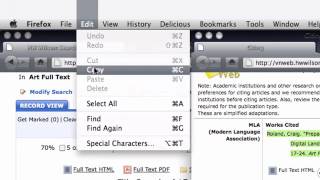 Obtaining articles and delivering content from Library databases