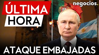 ÚLTIMA HORA | Las embajadas de Portugal y Argentina en Kiev sufren daños por el ataque de Rusia