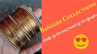 வளையல் கலெக்சன் / Party ware bangles and Casual ware bangle collection