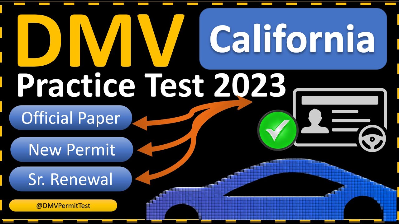 California DMV Written Test 2023 (60 Questions With, 60% OFF