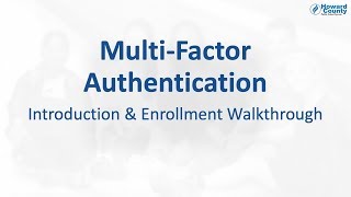 HCPSS Systems - MFA Intro & Enrollment